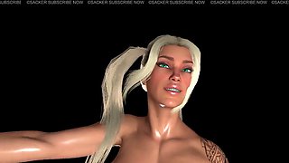 Nikko Sexy Stripper Animated MMD