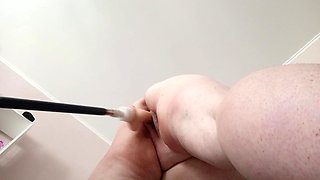 Horny Neighbor Has Fun with a Sex Machine