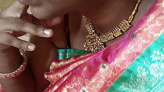 Saree wear house wife