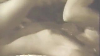 Vintage Threesome Black And White Sex Film