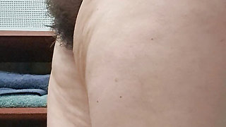 hairy fat pussy of mature milf