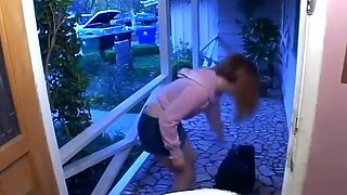 Redhead babysitter loves to get naughty