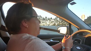 Cigar Exhibitionist Dawn on the Highway