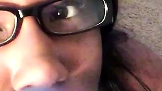 He came on my glasses