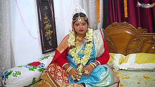 Desi Newly Married Husband Wife Hardcore Fuck at First Night