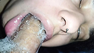 World's Sloppiest Blowjob Ever - Deep Throat & Cum Swallow by Rei da Safadeza