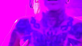 Deepthroat and Squirting Using My Monster Dildo