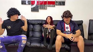 My Hot Latina GF Cheated on Me With My Friend - Big Dick Cuckold Sex