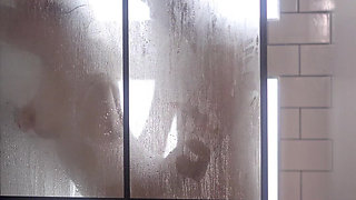Steamy Shower BJ & Fuck