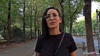 German Scout Casting: Floppy Tits Teen Natascha Gets First Anal in Public Pickup