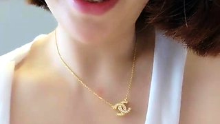 Cute asian teen solo