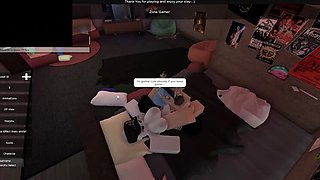 Hot Roblox babe gets wild with big dick guy in condo