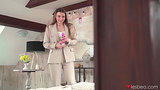 Sabrisse's Playful Lesbian Desire with Naughty Toys