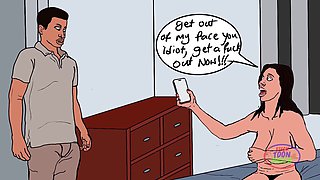 My sexy stepmom runs her little secret while plowing me hard