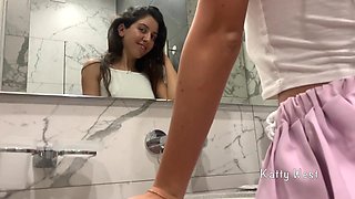 Girl Sucks Dick and Fucks in Shower POV