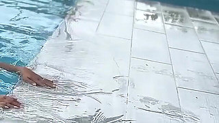 Sex in the Pool with a Big Ass MILF