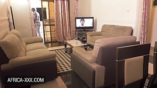 Horny threesome orgy with 2 curves African babes - Hard sex