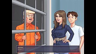 Pregnant fuck, blowjobs, big tit cartoon