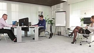 BiEmpire BiSexual Office has Anal Fun!