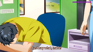 Hentai - I touched her pussy and she got very wet