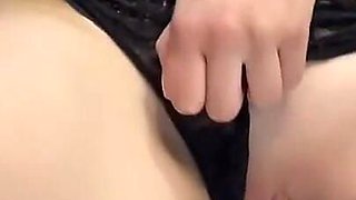 Riding Dildo Cute 18yo Teen in Corset