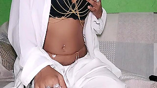 boudi Solo masturbation and orgasm of busty milf - real female orgasm