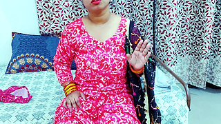 Hot XXX Stepmom Fucked Hard Until Orgasm with Hindi Audio with Dirty Talk Stepson Seducing at Home