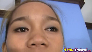 Trikepatrol Busty Blonde Filipina Uses Big Ass to Seal the Deal