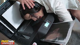 Black cougar chief catches the staff in office romance - fakehub
