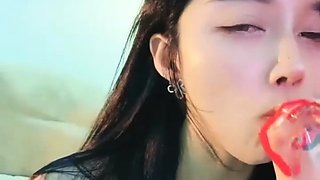 Cute Asian Chubby Teen Wild Dildo Masturbation