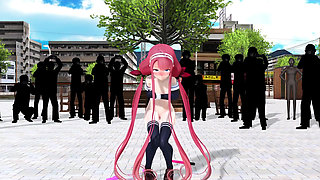 Public Fuck by Dildo