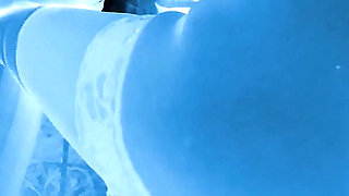 Sperm Drain 8. French MILF Drains Cum in Bathroom! X-ray Design.