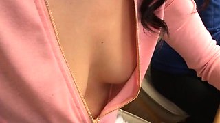 Amateur Asian College Teen Gives Blowjob