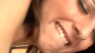 Lexi Bloom is a teen babysitter who sucks and fucks cock