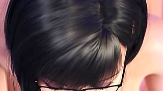 Freshwomen - Petite 18yo Asian School Girl with Glasses Fucked Doggy Style and Pussy Creampied - 3D Animated Porn Game - Part 6