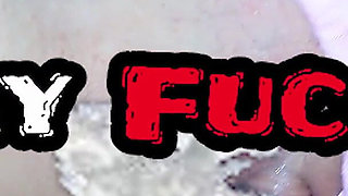 Tight Pussy Rubbing Cock Getting Huge Cum