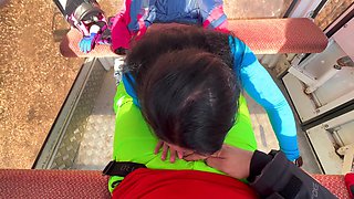 Czech Teen Quickie Fucked Hard Outdoors by Best Friend Cum in Mouth