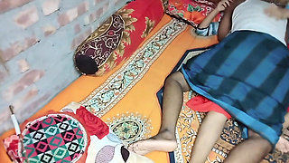New Married Couple Having Romantic Sex