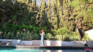 Scarlit Scandal's Wild Outdoor Solo in Latina Passion