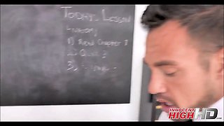 Hot h. young Eliza Ibarra pounded by educator after he finds a note she wrote wanting to fuck him