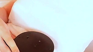 Bath Time with Huge Pregnant Belly and Boobs