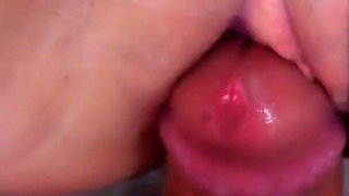 Young Stepsister Moans Gently, Her Whole Pussy Is Smeared in Creampie and Cum - Kawaii Girl