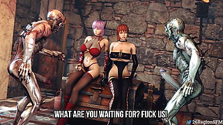 dead or alive demon fuck with 2 girl (animation with sound) 3D Hentai Porn by 26RegionSFM