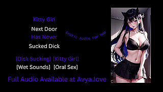 Kitty Girl Next Door Has Never Sucked Dicked Before