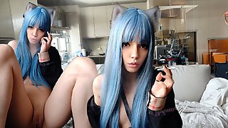 Alt Girl smoking and showing her pussy (ask me for full vid)