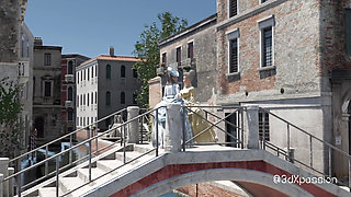 Sexy Baroness Has Passionate Sex with Casanova in Luxury Room in Venice