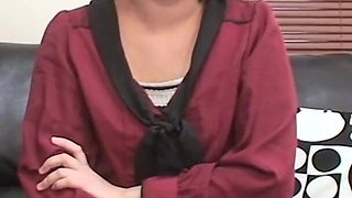 Short hair Japanese beauty craves creampie