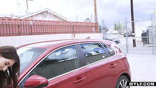 Milf has a quickie with manager before spouse comes- Angelina Diamanti