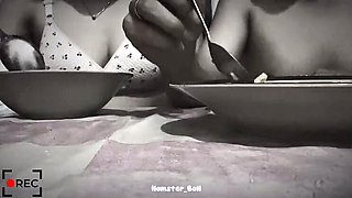 Asian Teen GF Gives Hot Handjob in Public Noodle Restaurant - Tinder Date Gone Wild!