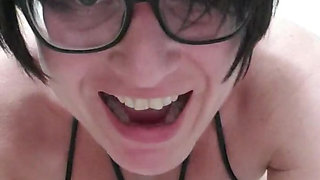 Julie has orgasm after exhausting live stream